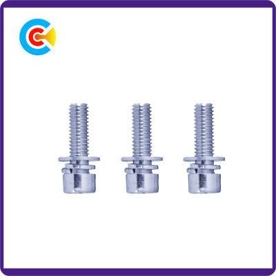 DIN/ANSI/BS/JIS Carbon-Steel/Stainless-Steel 4.8/8.8/10.9 Galvanized Hexagon Socket Screws Machinery/Industry Fasteners