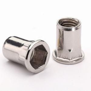 Flange Head Half Hex Rivet Nut M5