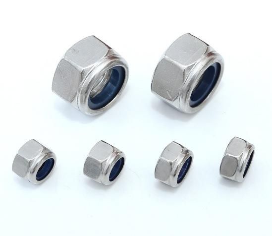 Inox DIN985 Nylon Insert Lock Nut, Self Locking Nut