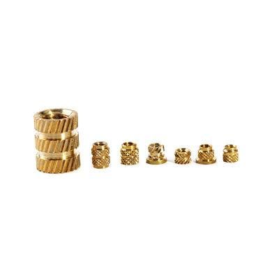 China Manufacturer Round Threaded Brass Insert CNC Nuts Knurled Nuts