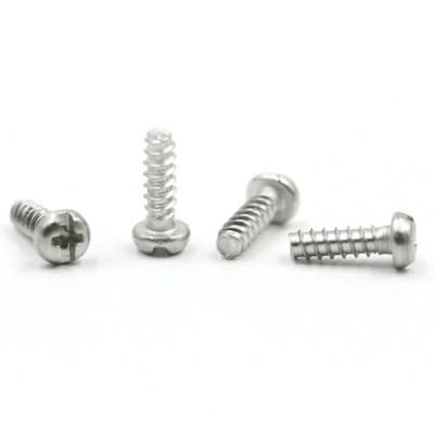 Customized Pan Head Small Screw Zinc Plated Fastener Screw