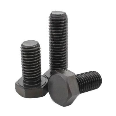 Customization Is Acceptable Black Metric M6*25 China Suppliers Manufacturing Sizes M6 M8 M16 Hex Bolt