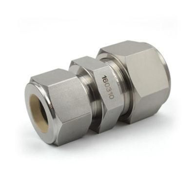 Swagelok Parker Type Hikelok Stainless Steel Brass Union Double Ferrule Twin Ferrule Compression Tube Fittings