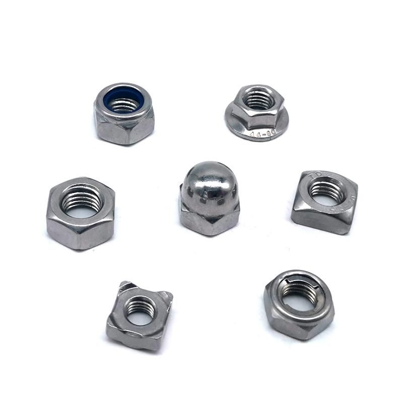 DIN928 Quadrangle Welding Nuts Carbon Steel Furniture Nuts