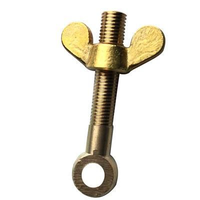 Yellow Zinc DIN444 Bolt M12 Grade 8.8 Carbon Steel Yellow Zinc Plated Eye Bolt DIN444
