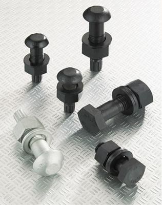 Black - Grade 10.9 - M27 - Jss II 09 - S10t - Tension Control Bolt- Carbon Steel - B7