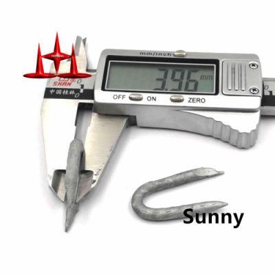 15*25mm Carbon Steel Zinc Plated Stainless Steel 304 316 Staple A2 A4 U Nail Unail
