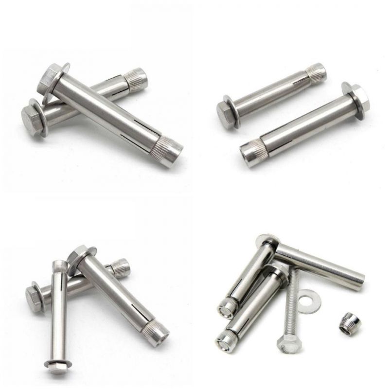 Stainless Steel Drop in Expansion Sleeve Anchor Hex Bolt
