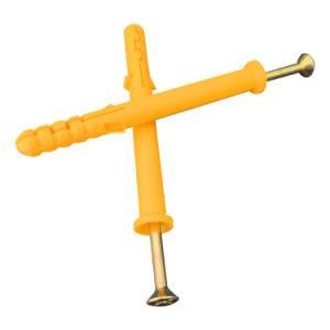 Nylon Hammer Anchor Plug with Nail Fix Screw (M6)
