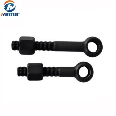 High Quality Carbon Steel High Quality Grade 8.8 Black Oxide Eye Bolts and Nuts