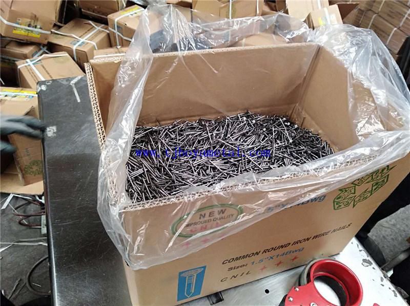 17X27 16D Bright Duplex Head Nails 50lb Finishing Nail Building Construction 1 Ton Q195 or Q235 Smooth Boya 25kg Bulk /Carton