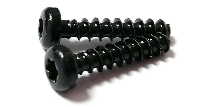 Torx High Low PT Tapping Thread Black Pan Head Screws