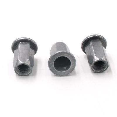 Stainless Steel Flat Head Hexagon Rivet Nut for Screw for Sheet Plate