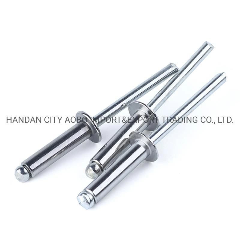 Aluminium Blind Rivet Manufacturer Color Paint Plain Open End Type