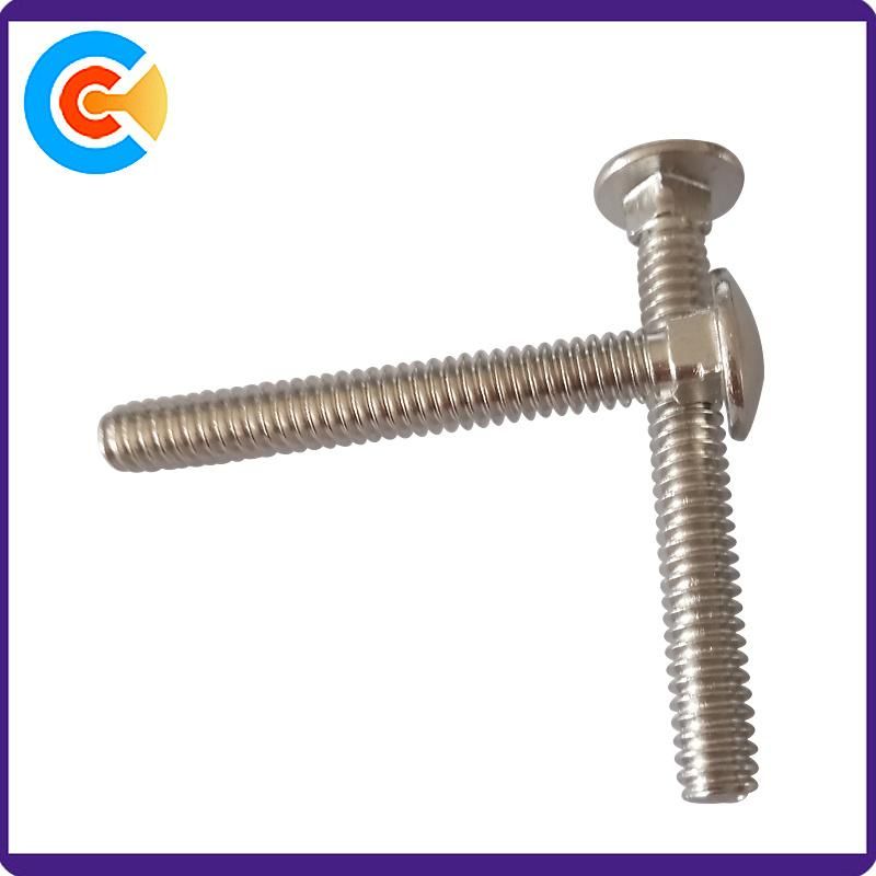 Carbon Steel 4.8/8.8/10.9 Grade Rourd Head Square Neck Screw