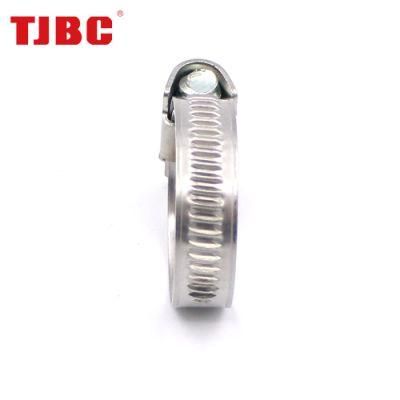 9mm Galvanized Iron German Type Hydraulic Welding Oil Tube Pipe Clip Water Hose Clamp; Adjustable Range 80-100mm