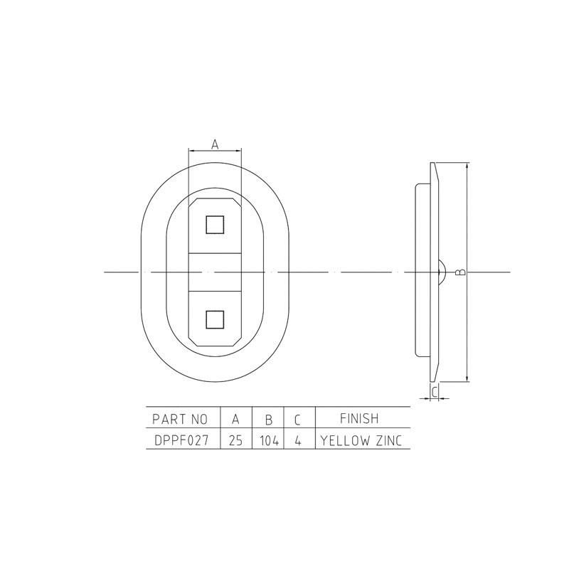 Light Duty Pan Fitting