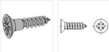 High Quality Stainless Steel Chipboard Screws DIN7505