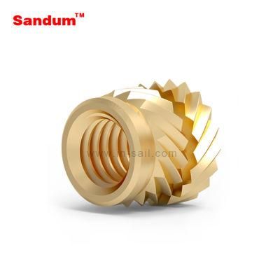 Brass Knurled Heat-Staking Threaded Insert Nuts for Plastics and Laptop Unc 1/4-20 8-32 10-24 M3 M5 M6 M8 in Stock