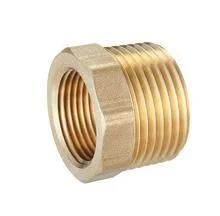 Steel Machining Hose Adapter with Yellow Zinc Plating