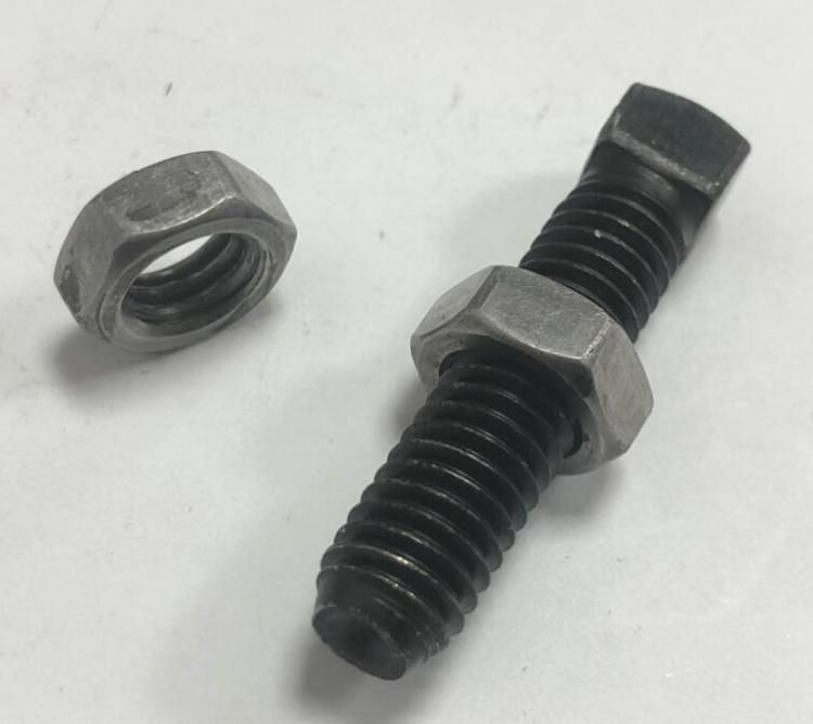 Square Cup Point Head Set Screws with Hex Thin Nut