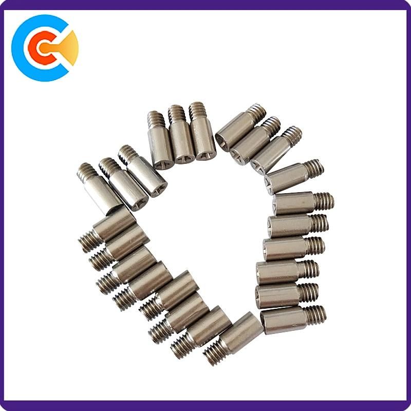 Stainless Steel M3 M4 M6 Slotted Headless Screw