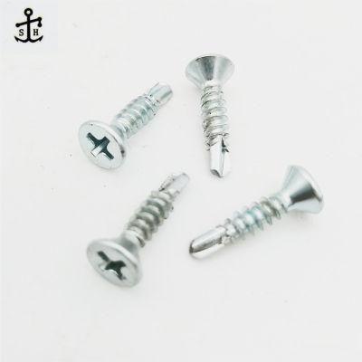 Chinese DIN 7504 Cross Recessed Countersunk Head Tapping Drilling Screws