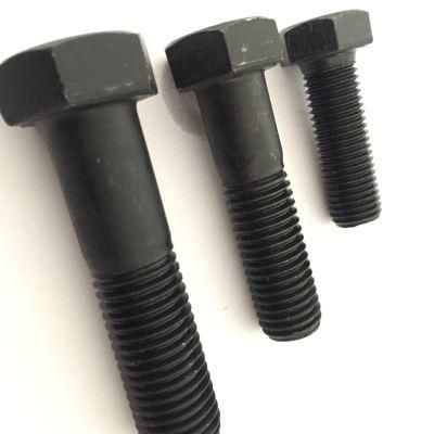 China Wholesale Fastener Hardware Grade 8.8 DIN 933 DIN 931 High Tensile Black Oxide Hex Head Bolts