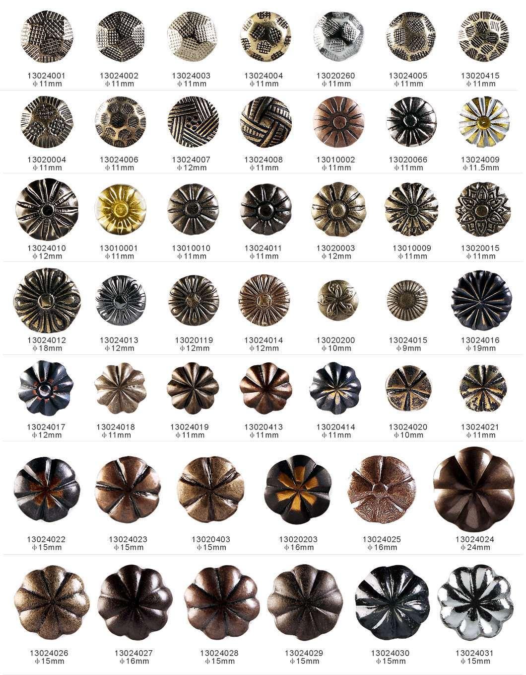 Circular Irregularity Metal Decorative Upholstery Nails
