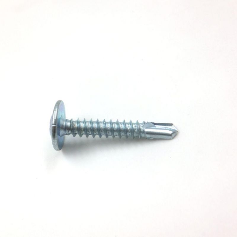 Galvanized M4.2 Pan Washer Head Self-Tapping Self-Drilling Screw Truss Wafer Head Self Drilling Screw