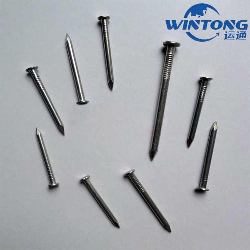 Fastener Concrete Nails Production, Surface Smooth Round Concrete Nails