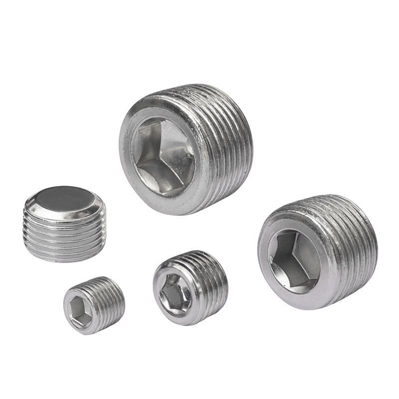 Plug, 1/8-27 Nptf Other Hex Countersunk, 304 Stainless Steel