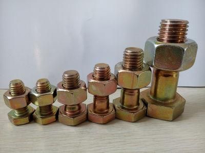Zinc Plated/Galvanized Grade8.8 M30or1+1/4 ASTM A325 M/A325 Heavy Hexagon Head Bolt/Heavy Hex Bolt Carbon Steel 42cr