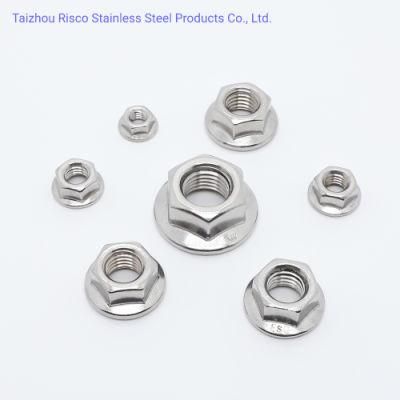 A2-70 A4-70/80 SS304/316 Full Size Chinese Manufacture Fastener Flange Nut