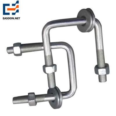 Cheap Price Hot DIP Galvanized/HDG U Bolt Class 8.8 Square U Bolt Made in China