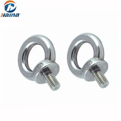 Stock DIN580 Stainless Steel A2 A4 18-8 Eye Bolt