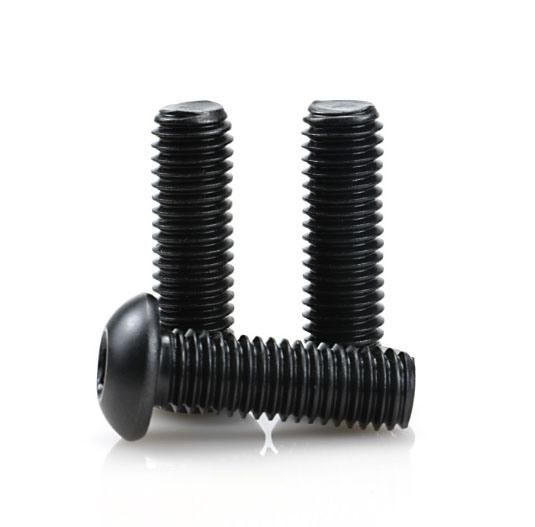 ISO7380 Button Head Socket Screw Bolt Allen Head Screw Bolt Carbon Steel Black Finish Gr10.9