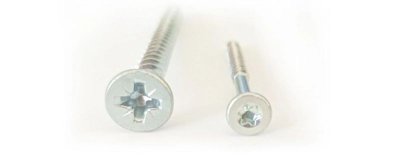 Countersunk Chipboard Screw Zinc-Plated C1022 Pozidrive Particle Board Screw