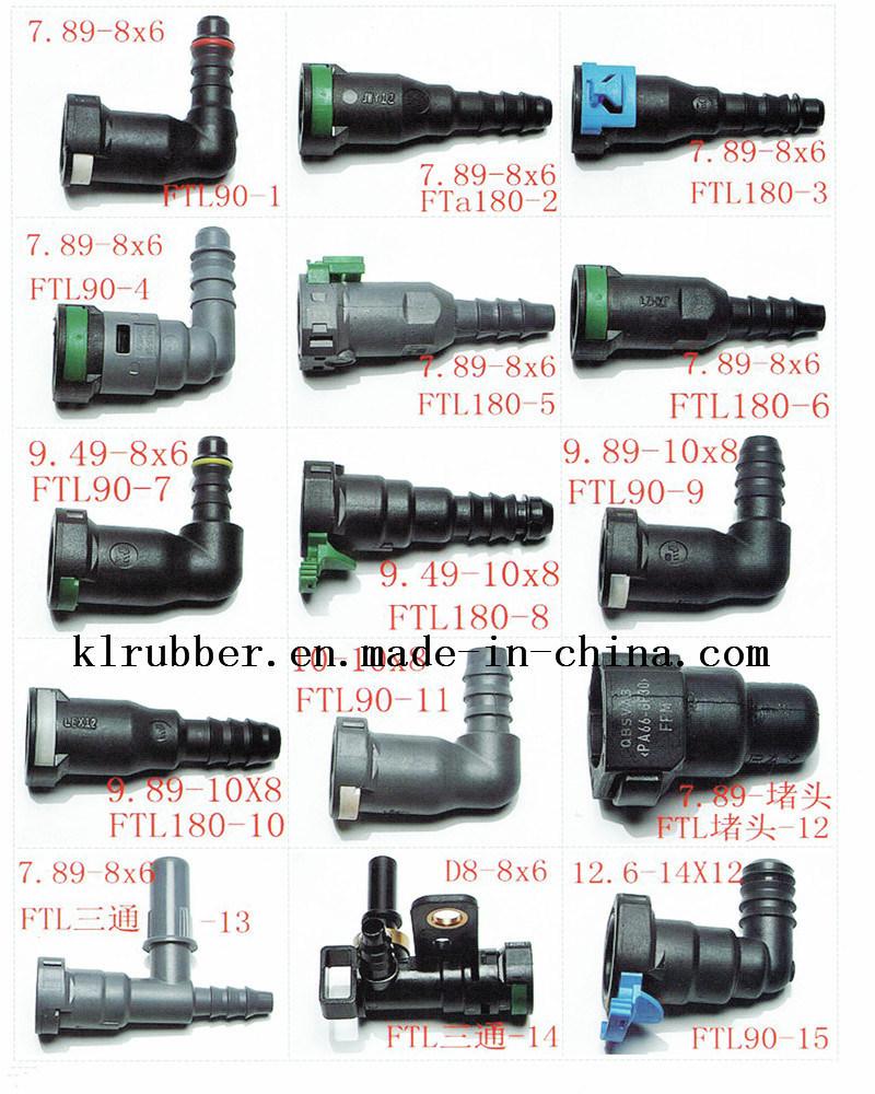 Automotive Water Line Pipe System Plastic Quick Coupler Connector