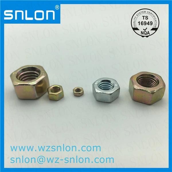 DIN934 Hex Nut Zinc Plated Gr5 6 8 10