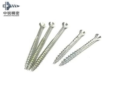 Pozidriv Head Chipboard Screw Double Csk Flat Full Thread C1022 Harden Zinc Plated 4X50mm Chipboard Screw