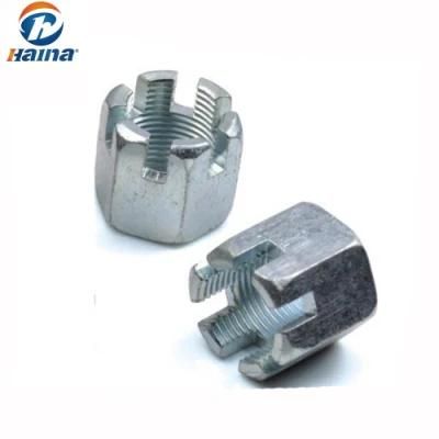 Carbon Steel 4.8 Grade Castel Nut/ Slotted Hex Nut/Hex Slotted Nut