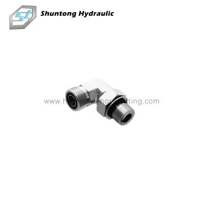 Hydraulic Hose Adapter 90&deg; Orfs Male O-Ring or Bsp Male O-Ring, Hoes Nipple