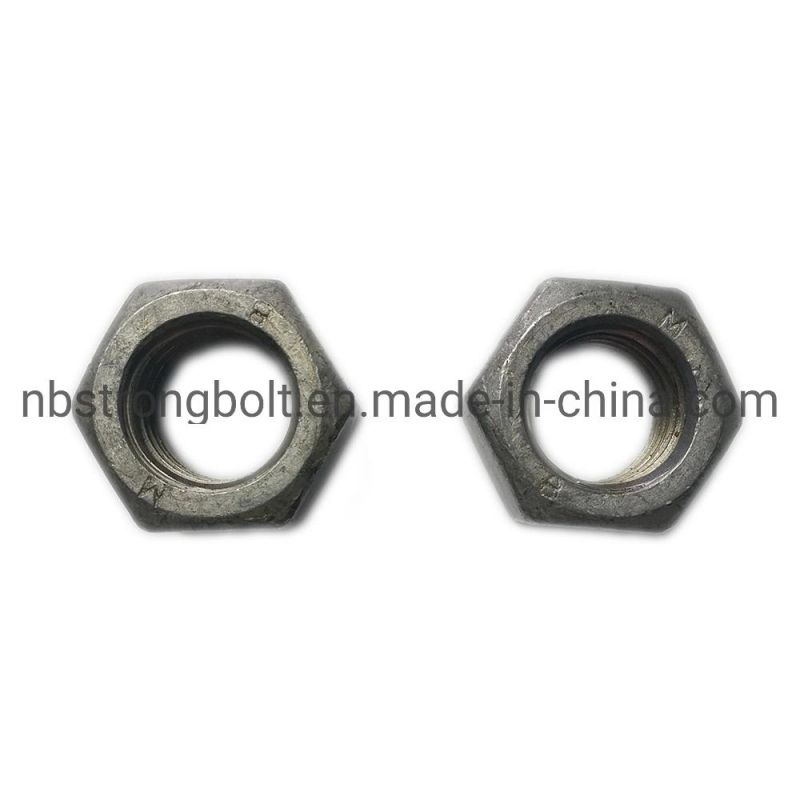 ISO 4032 Hex Nut 8z with HDG Oversize