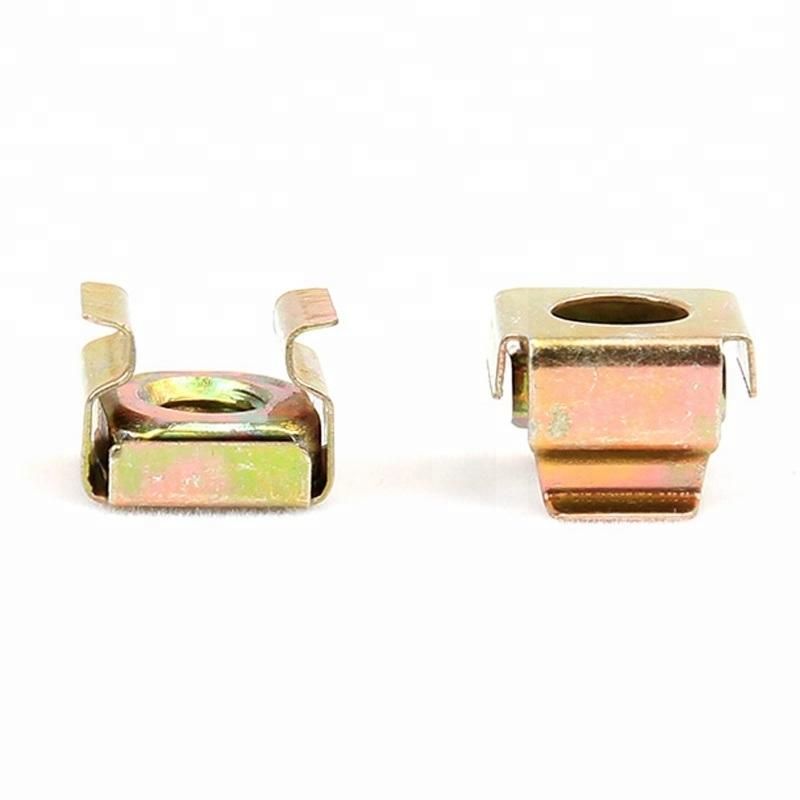 Square Weld Cabinet Cage Nut. Square Cage Nut. Carbon Steel. Yellow Zinc Plated. Galvanized