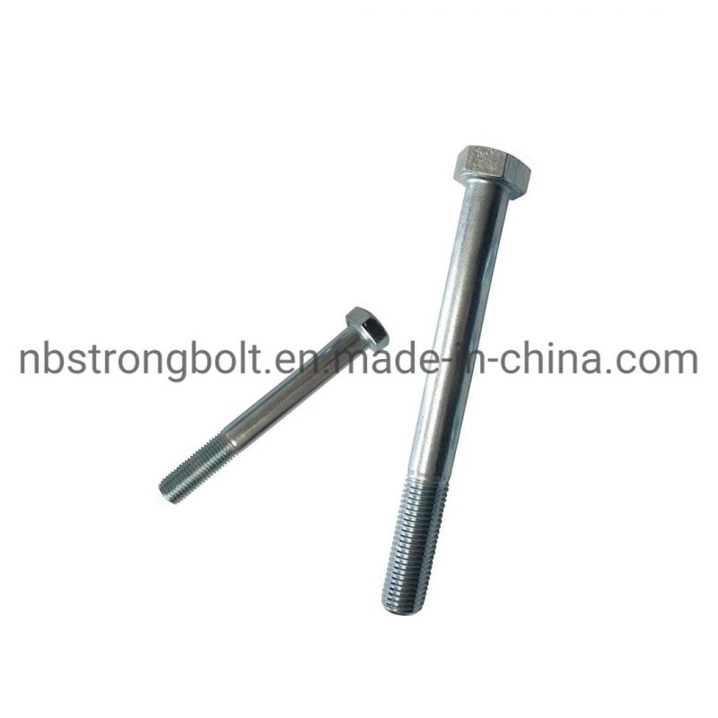 DIN931 Hex Bolt, Hex Cap Screw Gr. 10.9 Zinc