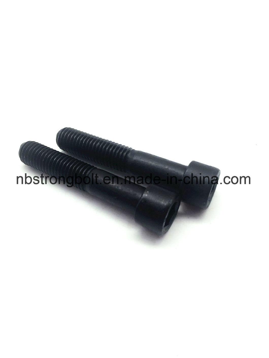 DIN912 Grade 8.8 Hex Socket Head Cap Screw with Black M12X90 H. T