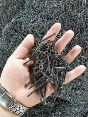 Carbon Black, Ash Phosphorus Common Bolt Grey Phosphated Chipboard Screw