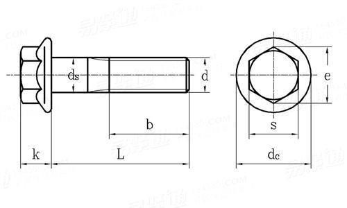 M8 - M16 High Strength ISO 15072 Hexagon Bolts with Flange with Metric Fine Pitch Thread Made in China