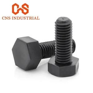 M16 Full Thread Black Oxide DIN 933 Stainless Steel Hex Head Bolt